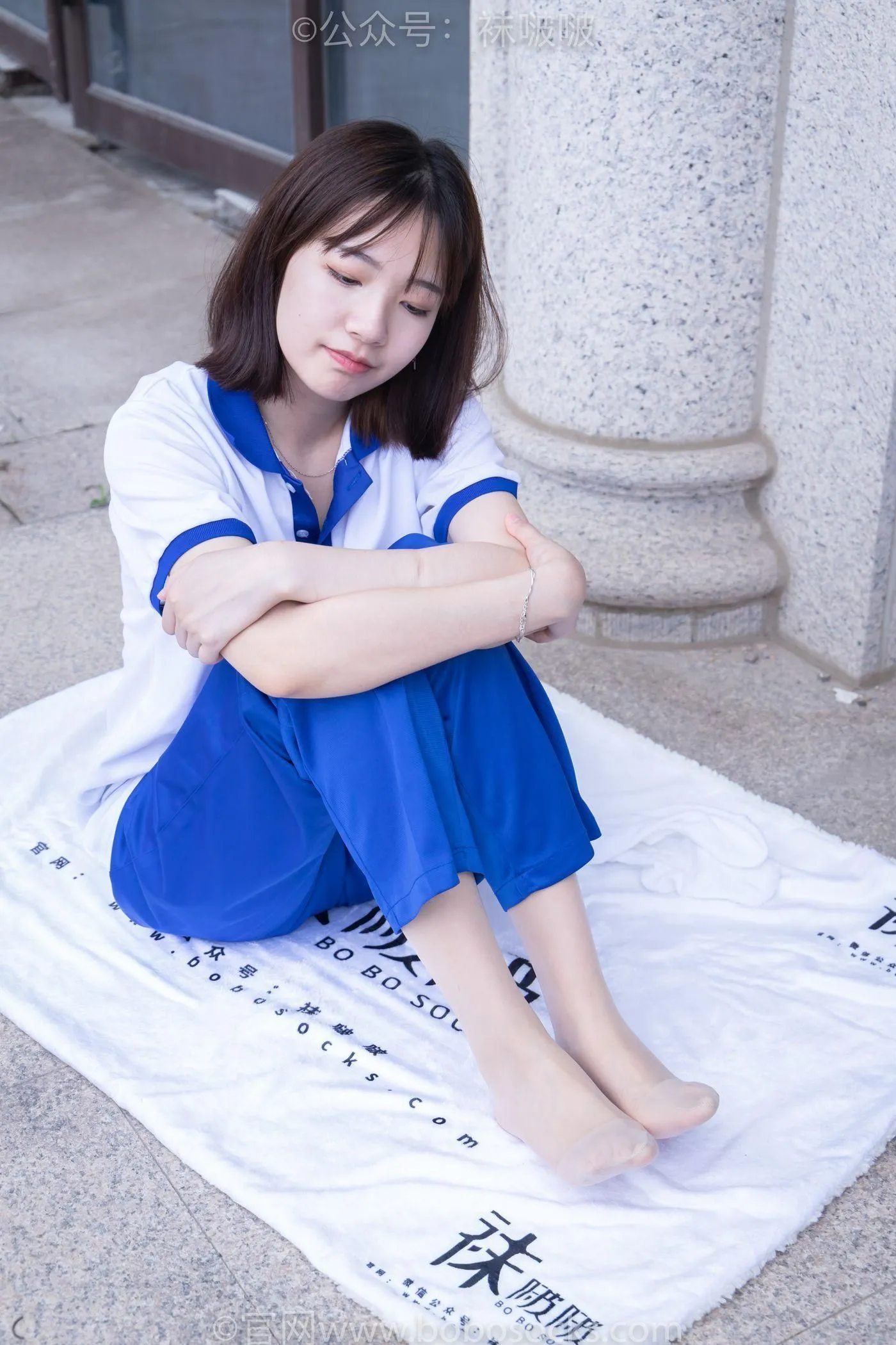 [BoBoSocks袜啵啵]NO.022 小甜豆-校服、贝壳头、白棉袜、肉丝 [140P]插图